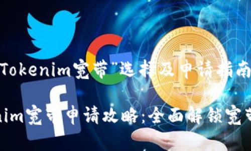 分析“Tokenim宽带”选择及申请指南

Tokenim宽带申请攻略：全面解锁宽带服务