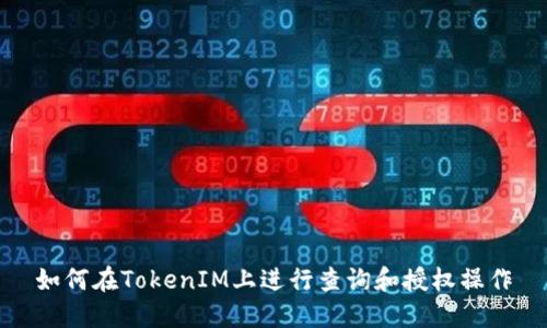 如何在TokenIM上进行查询和授权操作